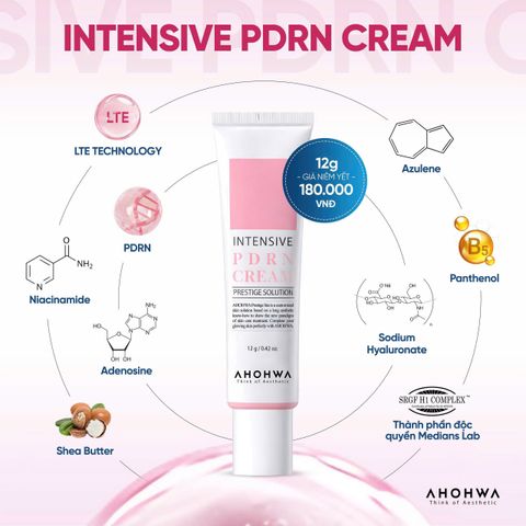 AHOHWA PDRN CREAM Mini– KEM PHỤC HỒI ĐA TẦNG, TÁI TẠO DA TỪ GỐC 12g
