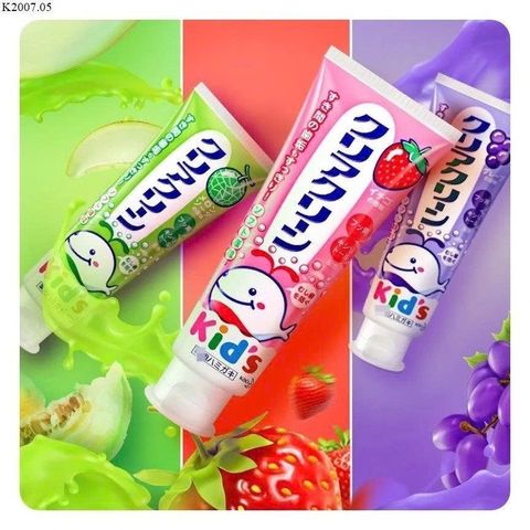 Kem đánh răng Kao cho bé hàng chuẩn Nhật đủ vị tuýp 70g
