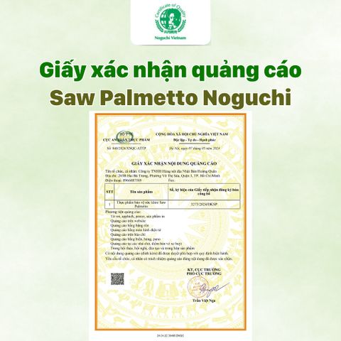 Viên Uống Saw Palmetto Noguchi 60 Viên