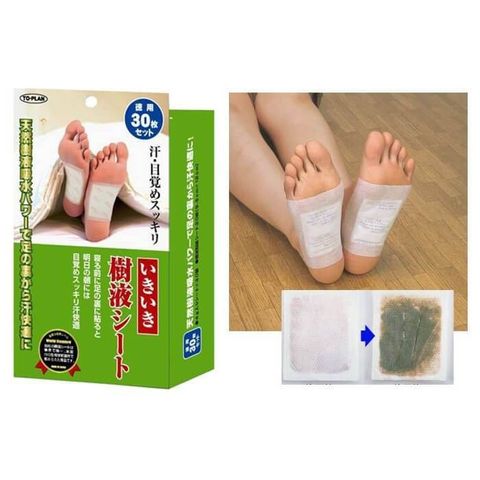 Miếng Dán Thải Độc Chân Kenko To Plan Foot Sheet Nhật Bản Hộp 30 Miếng