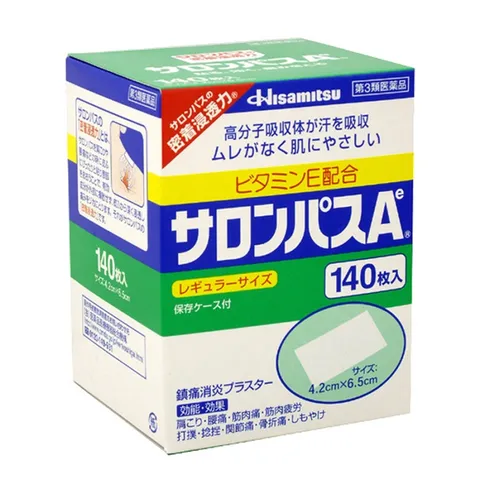 Miếng dán Salonpas Hisamitsu Nhật hộp 140 miếng