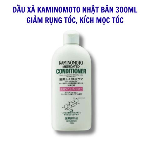 [Auth] Dầu Gội Dầu Xả Kaminomoto 300ml Nhật Bản Giúp Ngăn Rụng Tóc, Kích Mọc Tóc