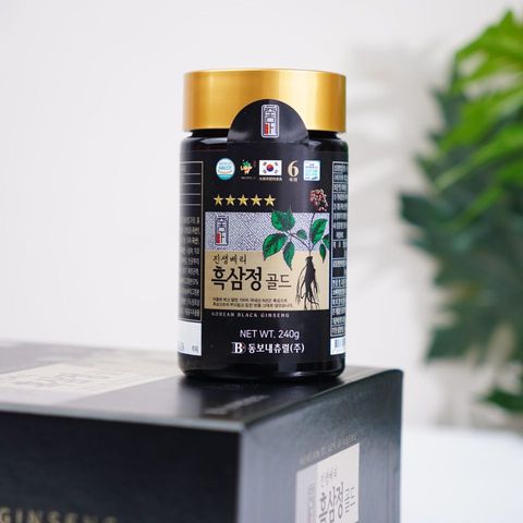 Cao Hắc Sâm Dongbo Hàn Quốc Hộp 4 Lọ x 240g - Tăng Cường Sức Khỏe, Hỗ Trợ Tiêu Hóa.