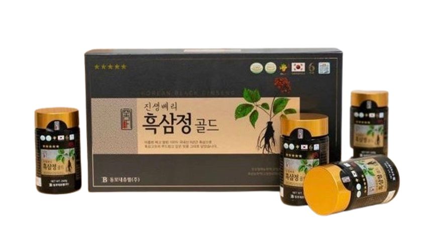 Cao Hắc Sâm Dongbo Hàn Quốc Hộp 4 Lọ x 240g - Tăng Cường Sức Khỏe, Hỗ Trợ Tiêu Hóa.