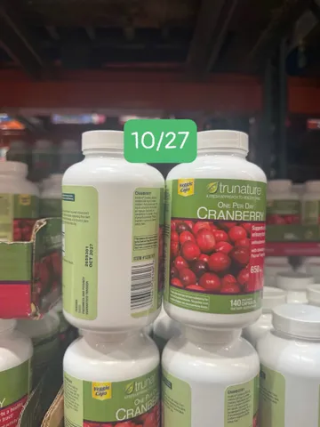 VIÊN UỐNG HỖ TRỌ ĐƯỜNG TIẾT NIỆU TRUNATURE CRANBERRY 650mg Hộp 140_ Mỹ