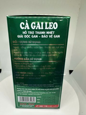 Cà Gai Leo Tuệ Linh (Hộp 60 viên) - Giúp Bảo Vệ Và Phục Hồi Tế Bào Gan