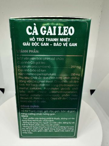 Cà Gai Leo Tuệ Linh (Hộp 60 viên) - Giúp Bảo Vệ Và Phục Hồi Tế Bào Gan