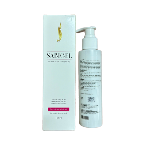 Dung Dịch Vệ Sinh Phụ Nữ Sabigel Giúp Cân Bằng Độ PH, Ngừa Viem Nhiễm - 150ml