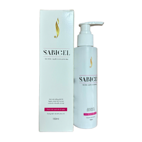 Dung Dịch Vệ Sinh Phụ Nữ Sabigel Giúp Cân Bằng Độ PH, Ngừa Viem Nhiễm - 150ml