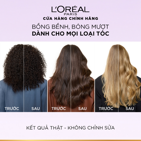 Bộ Gội Xả L’Oréal Paris Elseve Hyaluron 72H Pure/Moist 620ml 375ml - Tóc Mềm Mượt Nhẹ Bồng