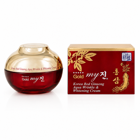 Kem Dưỡng Trắng Da My Gold Korea Red Ginseng Aqua Wrinkle & Whitening