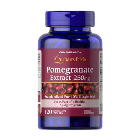 Viên uống tinh chất lựu sáng da Puritan’s Pride Pomegranate Extract 250mg