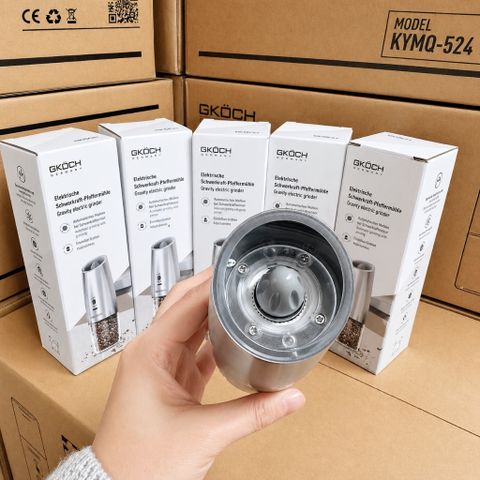 Máy xay tiêu muối GKÖCH KYMQ-57A cảm ứng sạc Type-C
