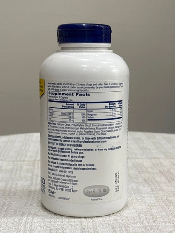 Viên uống bổ sung canxi CITRACAL Maximum Calcium Citrate 280v - Mỹ 720878