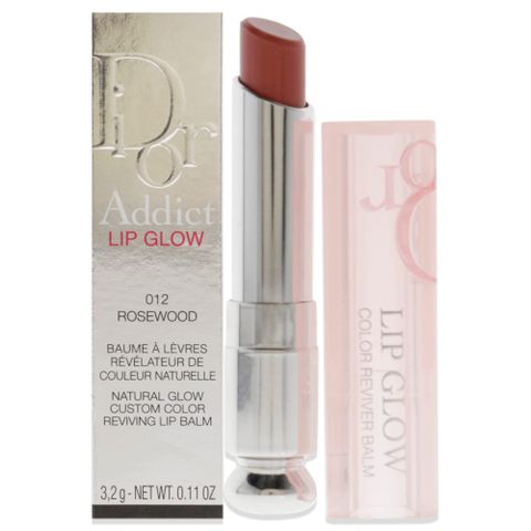 Son Dưỡng Môi Dior Addict Lip Glow Balm Rosewood 012 - Dưỡng ẩm, Màu tự nhiên, Hồng tươi tắn, Phong cách thanh lịch, Hàn