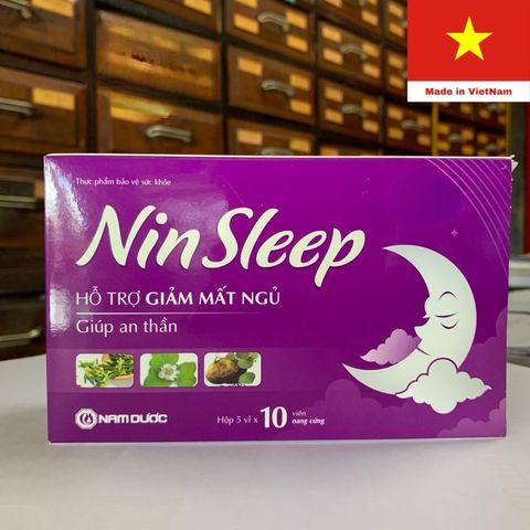 NinSleep Nam Dược 50 viên - Giúp an thần, giúp giảm mất ngủ, hỗ trợ ngủ ngon, ngủ sâu giấc