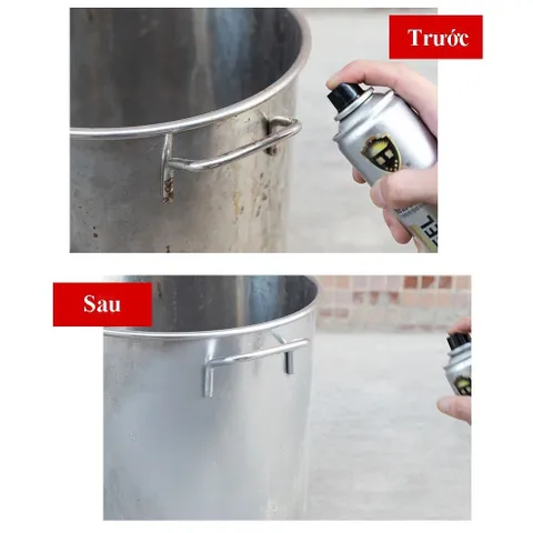 Sơn Bạc Mạ Crom Sơn Xịt Mạ Chrome Sáng Bóng 350ml - Chai Sơn Mạ Siêu Bóng-Sơn xe/