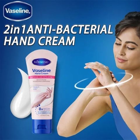Kem Dưỡng Da Tay Vaseline Dưỡng Ẩm Chốngg Lãoo Hóaa Và Làm Trắng Da 60g Giúp Chăm Sóc Làm Mềm Mịn Da Tay