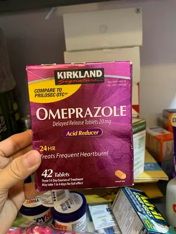 Viên uống giảm axit dạ dày, ợ nóng Kirkland Signature Omeprazole 42 Tablets 724000
