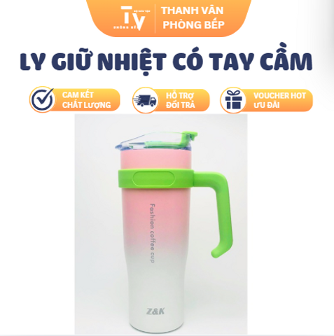 LY INOX GIỮ NHIỆT CÓ TAY CẦM W2307 (TV1567)