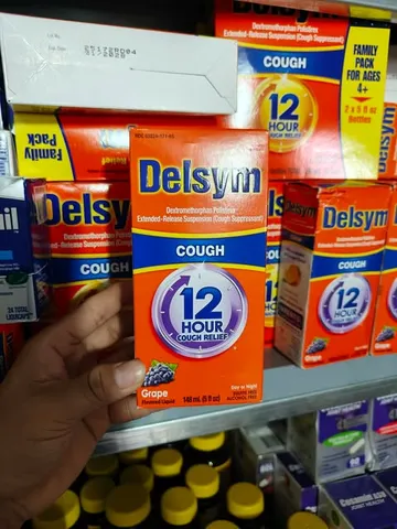 Ho Siro ho Delsym 12 Hour Cough Relief Day or Night 148ml cho người lớn và trẻ em 4+