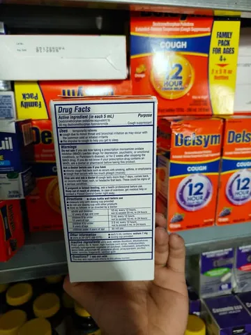 Ho Siro ho Delsym 12 Hour Cough Relief Day or Night 148ml cho người lớn và trẻ em 4+