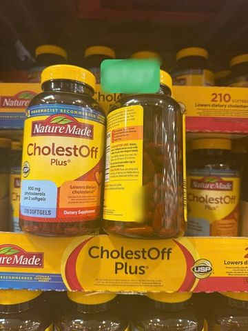 Viên uống giảm cholesterol Nature Made Cholest Off Plus 450mg 210 viên 724007
