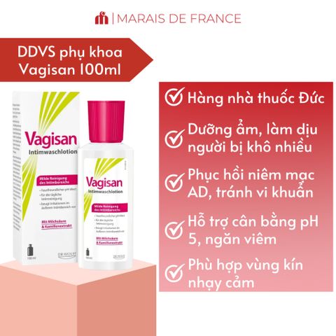 Vagisan Intimwaschlotion Dung Dịch Vệ Sinh Vùng Kín pH 5 Dịu Nhẹ Hằng Ngày