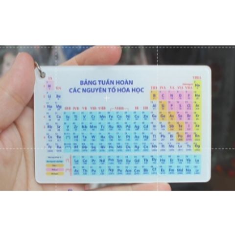 Móc khoá bảng tuần hoàn nguyên tố hoá học