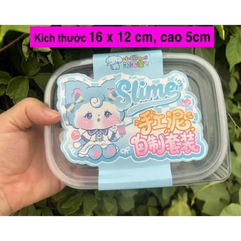 [Đại sỉ] Bộ Kit tự làm Slime - Slam trong suốt 5 món