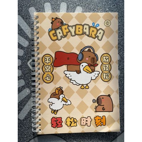 Sổ A5-60 trang capybara (còng)