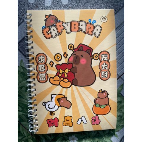 Sổ A5-60 trang capybara (còng)