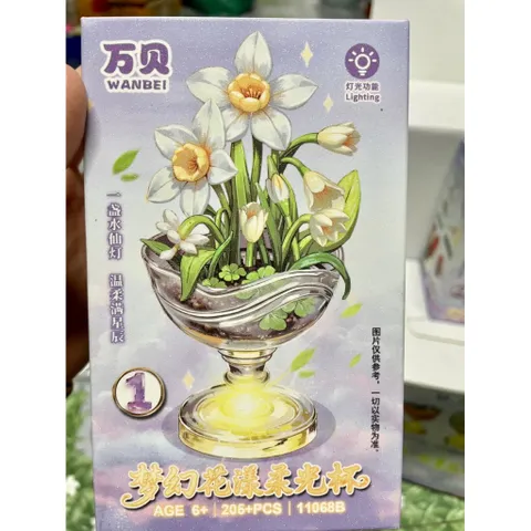 Bộ lắp ráp Ly Hoa có đèn DIY - đồ chơi trí tuệ