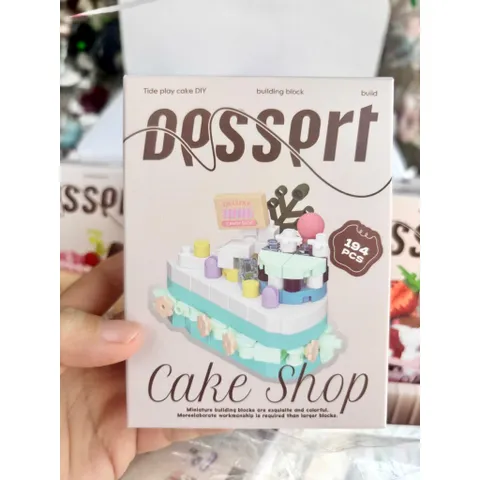 Bộ lắp ráp Hoa Nhựa DiY mẫu bánh kem cực ngọt ngào thú vị