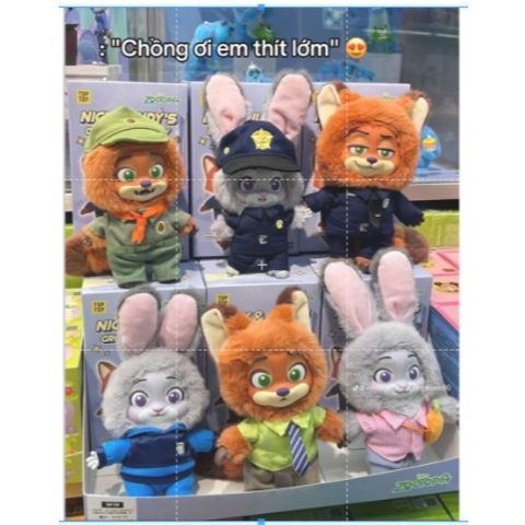 [Bán sỉ] Cáo Thỏ MiNiSo Disney Zootopia (chính hãng) BlindBox V1, V2, V4
