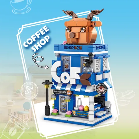 Bộ lắp ráp DIY Desert Shop-trò chơi trí tuệ