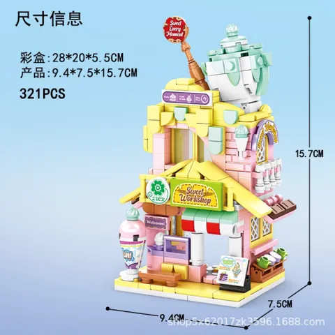 Bộ lắp ráp DIY Desert Shop-trò chơi trí tuệ
