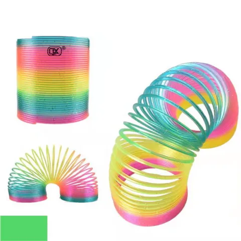 Đồ chơi nhựa Lò xo cầu vồng ma thuật size lớn