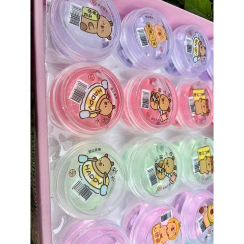 [Đại sỉ] 01 Khay 24 hộp slim trong suốt màu pastel mới hót 2026
