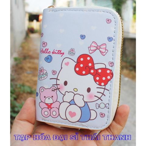 Bóp ví đựng tiền đựng thẻ Hello Kitty