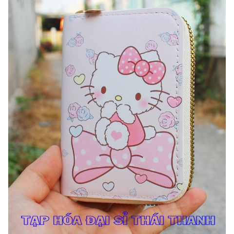 Bóp ví đựng tiền đựng thẻ Hello Kitty
