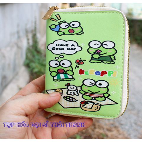 Bóp - ví đựng tiền mini nhiều ngăn hình Cartoon siêu đáng yêu