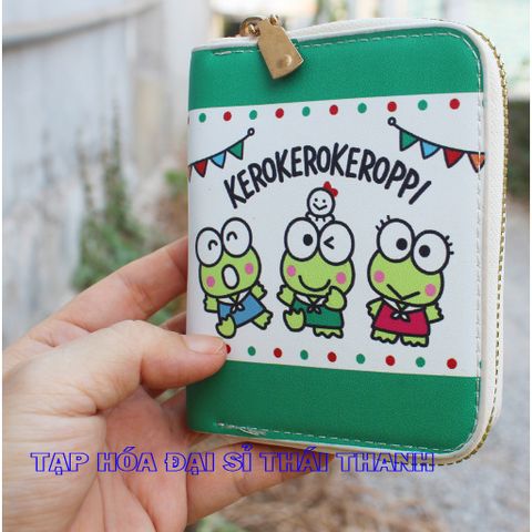 Bóp - ví đựng tiền mini nhiều ngăn hình Cartoon siêu đáng yêu