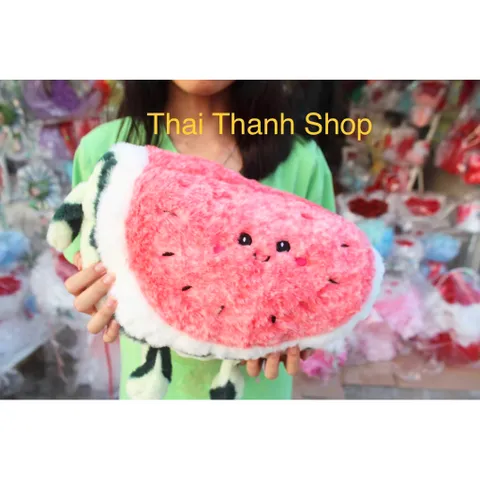 Thú nhồi bông (Gấu bông) hình quả dưa hấu