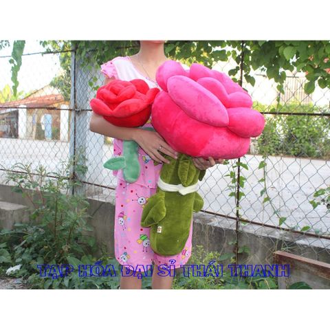 Hoa hồng thú nhồi bông 40 cm- gấu bông tặng 8-3