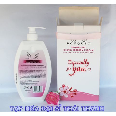 Sữa tắm  ( có hộp quà tặng) nước hoa Bouquet 1L
