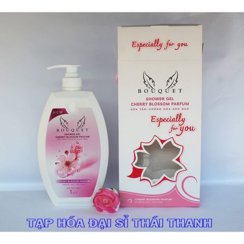 Sữa tắm  ( có hộp quà tặng) nước hoa Bouquet 1L
