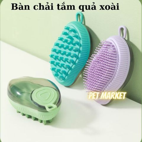 Bàn chải tắm hình quả xoài