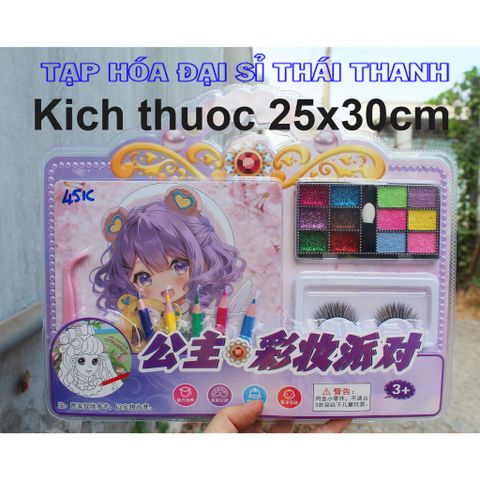 Sổ trang điểm công chúa kèm màu và phụ kiện