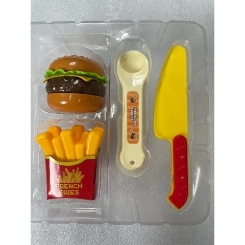 Bộ đồ chơi đút pudding hamburger và khoai tây vui nhộn